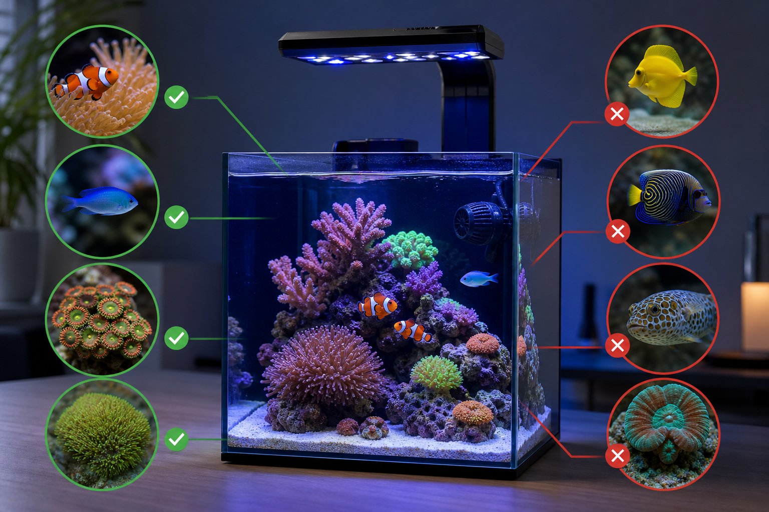 Nano récif de 30 à 60 L : possibilités et limites